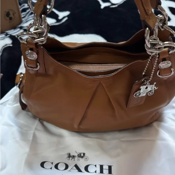 Coach Brown Leather Bag - Picture 3 of 10